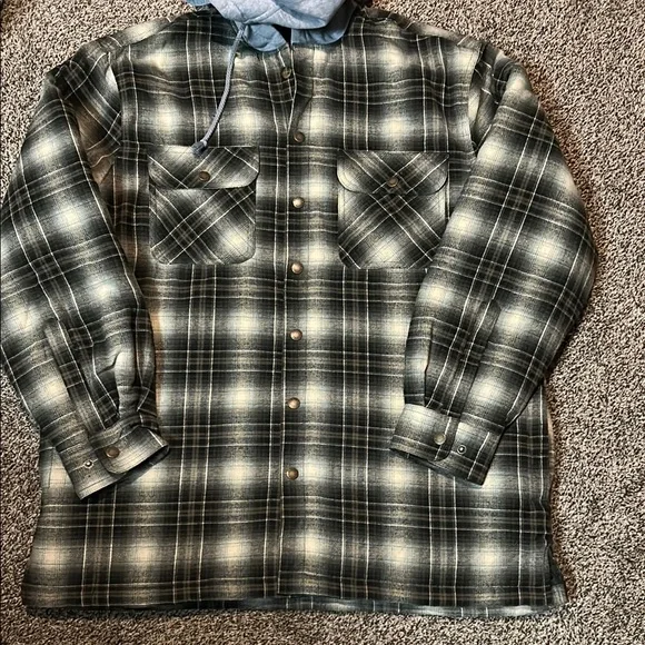 Rustic Ridge Plaid Lined Jacket - Picture 1 of 4